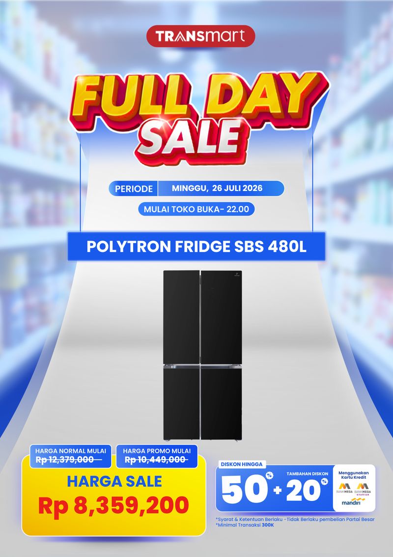 Transmart Full Day Sale Transmart Full Day Sale 26 Juli 2026.