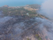 Video: Rekaman Udara Parahnya Kebakaran Hutan di Italia