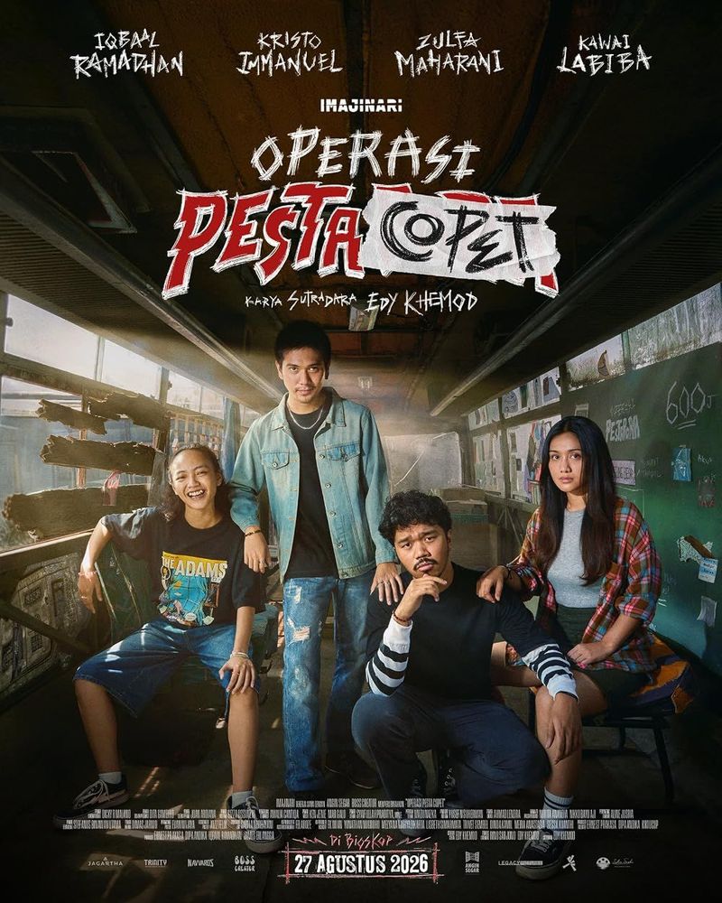 Film tayang Agustus 2026, Operasi Pesta Copet (2026). Film tayang Agustus 2026, Operasi Pesta Copet (2026).