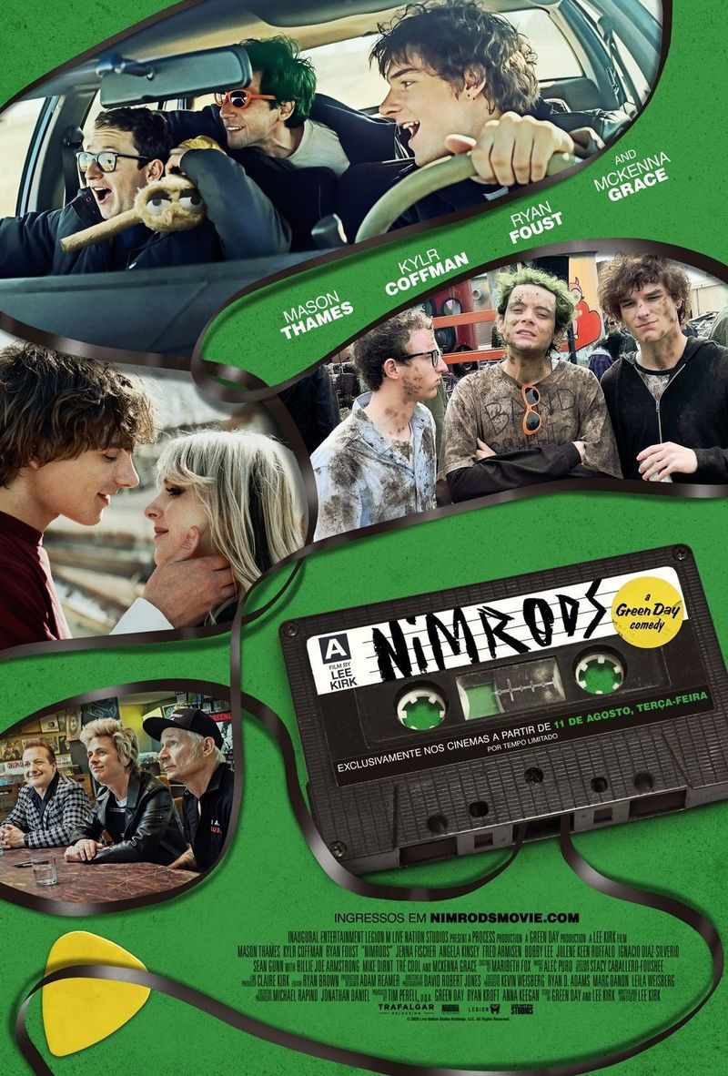 Film tayang Agustus 2026, Nimrods - A Green Day Comedy (2026). Film tayang Agustus 2026, Nimrods - A Green Day Comedy (2026).