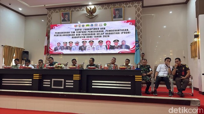 Ketua DPRD Bone Andi Tenri Walinonong tidak hadir di rapat Forkopimda.
