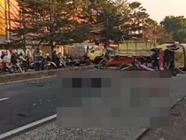 Ada 3 Korban Tewas Laka Maut Truk di Gempol Pasuruan