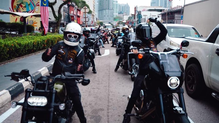 Ladies of Harley (LOH) HOG Indomobil touring di Malaysia