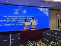 Mensos Teken Mou dengan Jarnas TPPO soal Rehabilitasi Korban Perdagangan Orang