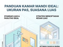 Jangan Sampai Sempit! Ini Luas Ideal Kamar Mandi yang Nyaman