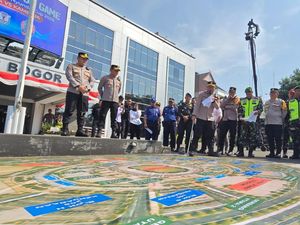 Polres Bogor Gelar TFG Matangkan Pengamanan Laga Timnas RI Vs Kamboja di Pakansari