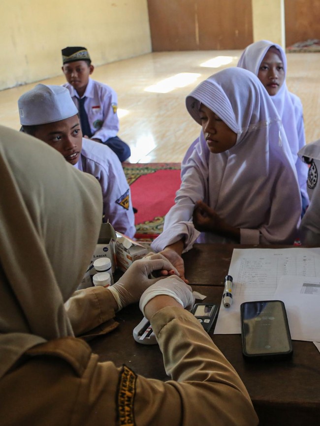 Puskesmas Jemput Bola Layani Cek Kesehatan Gratis bagi Santri