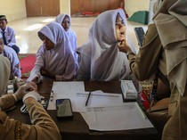 Puskesmas Jemput Bola Layani Cek Kesehatan Gratis bagi Santri