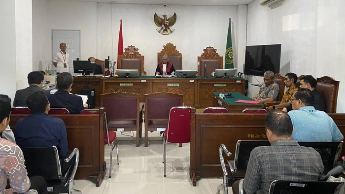 Sidang praperadilan eks Waka BGN Lodewyk Pusung (Kurniawan/detikcom)