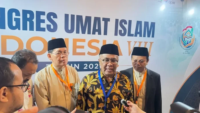 Ketua BAZNAS RI Sodik Mudjahid ditemui di sela-sela KUII VII, di Jakarta, Sabtu (25/7/2026).