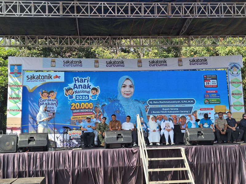Bupati Puji Penyelenggaraan Gerakan Makan Tanpa Drama di Serang