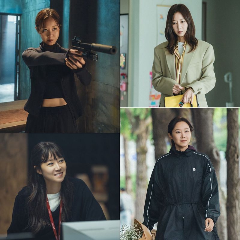 Aksi Gong Hyo Jin yang hidup dalam penyamaran di drama Korea A Bona Fide Killer.