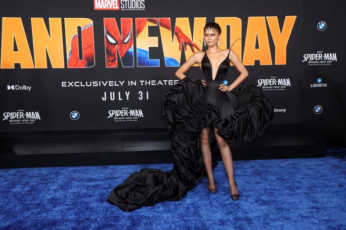 Cast member Zendaya attends the world premiere for the film Spider-Man: Brand New Day in Los Angeles, California, U.S., July 27, 2026. REUTERS/Mario Anzuoni