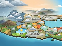 Prakiraan Cuaca Jawa Timur 8 Agustus 2026, Waspada Hujan Ringan di Lumajang