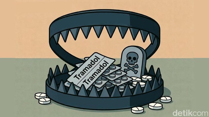 Ilustrasi perdagangan obat terlarang.