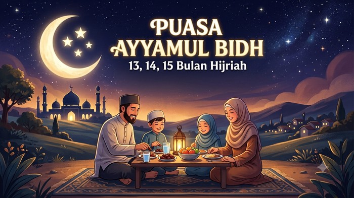 Ilustrasi puasa Ayyamul Bidh.