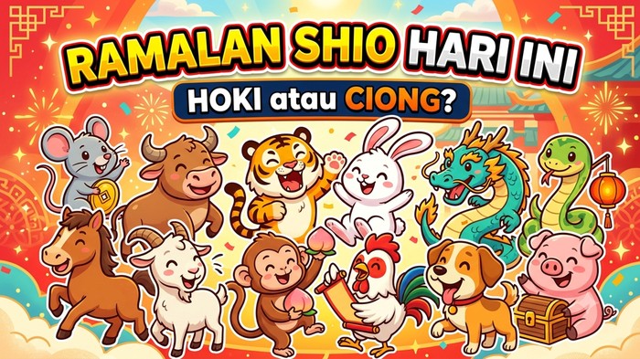 Ilustrasi ramalan shio hari ini.