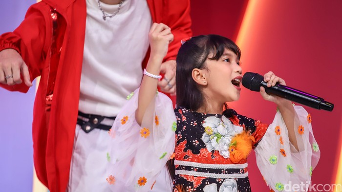 Kemeriahan acara Layar Pentas Ceria Anak Indonesia di kawasan Studio Transmedia, Jakarta, Selasa (28/7/2026).