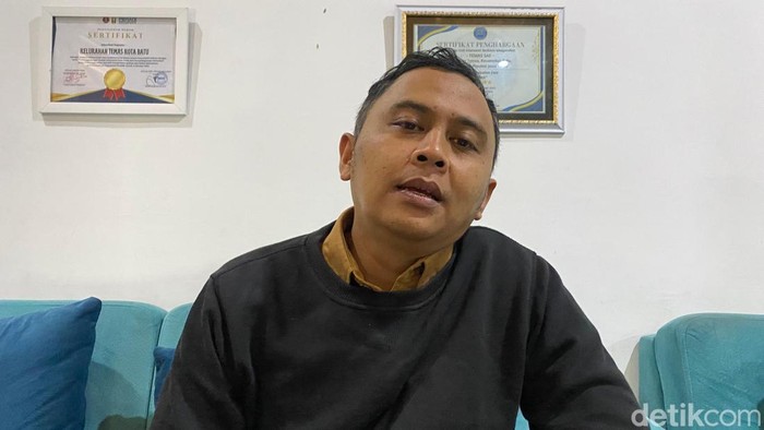 Lurah Temas, Anditya Fitrawan Dwi Putra saat ditemui