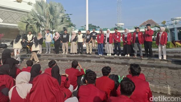 Penerjunan mahasiswa KKN di Kampus Universitas Muhammadiyah Yogyakarta (UMY), Bantul, Selasa (28/7/2026). Penerjunan mahasiswa KKN di Kampus Universitas Muhammadiyah Yogyakarta (UMY), Bantul, Selasa (28/7/2026).