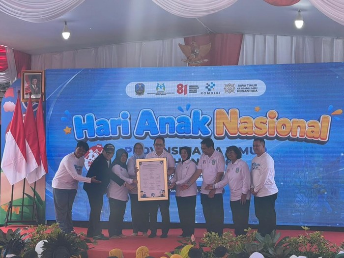 Peringatan Hari Anak Nasional di Polda Jatim
