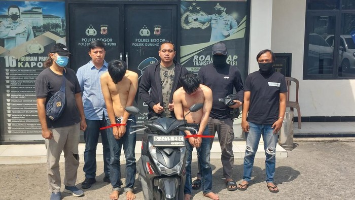 Polisi menangkap sindikat pelaku curanmor di Bogor