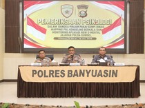 Polres Banyuasin Tes Psikologi 170 Personel Pemilik Senpi Dinas