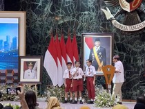 Bertemu Pramono, 3 Bocah SD Juara Lomba Robotik Mau Buat Robot Atasi Macet DKI