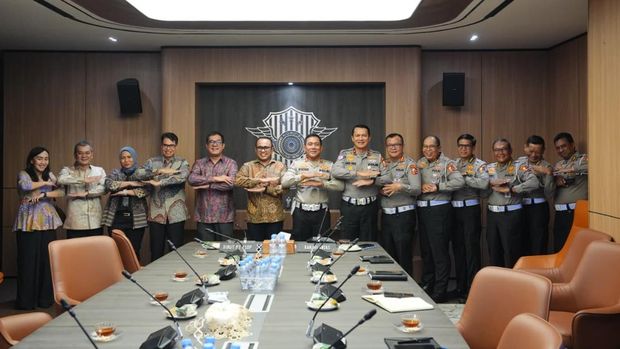Rapat Korlantas Polri dengan ASDP (dok istimewa)