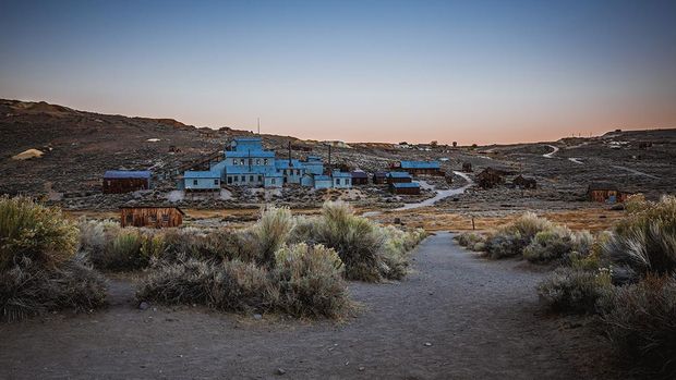 Taman Bersejarah Negara Bagian Bodie adalah kota hantu pertambangan emas California yang otentik. (Dok. California State Parks)