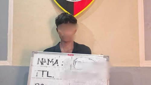 Salah satu pelaku curanmor di 3 TKP di Denpasar. (Dok. Polresta Denpasar)