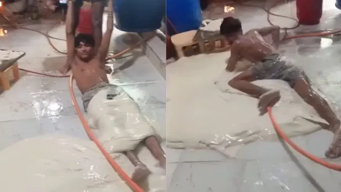 Viral Video Bikin Nugget di India, Pegawai Guling-guling di Atas Adonan!