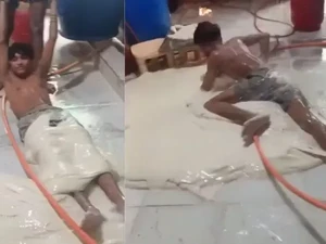 Viral Pekerja Pabrik Nugget Berguling di Atas Adonan, Aksinya Dikecam Netizen