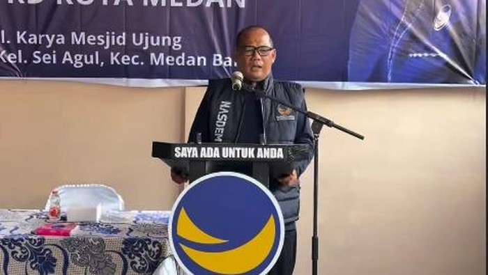 Anggota DPRD Medan Fraksi NasDem Antonius Tumanggor (Foto: Instagram @antoniustumanggor)