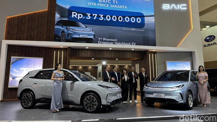 crossover listrik BAIC T1 meluncur di GIIAS 2026 dengan harga di bawah Rp 400 juta