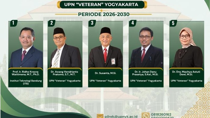 Bakal calon rektor UPN Jogja