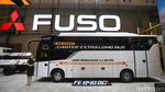 Penampakan Bus Ekstra Panjang Fuso