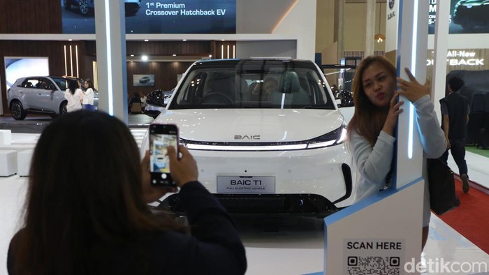 BAIC meluncurkan seri terbaru BAIC T1 di ajang GIIAS 2026, Kabupaten Tangerang, Banten, Rabu (29/7/2026).