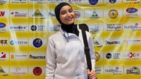 Cut Intan Nabila belum lama ini mengikuti kompetisi anggar internasional di Malaysia. (Foto: dok Instagram cut.intannabila)