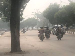 Udara Palangka Raya Masuk Zona Sangat Tidak Sehat, Ada 132 Kasus ISPA