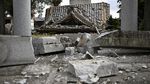 Gempa Luluhlantakkan Bangunan di Kumamoto