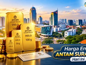 Harga Emas Antam Surabaya Hari Ini Naik atau Turun? Ini Rinciannya