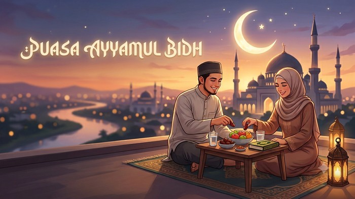 Ilustrasi puasa Ayyamul Bidh.