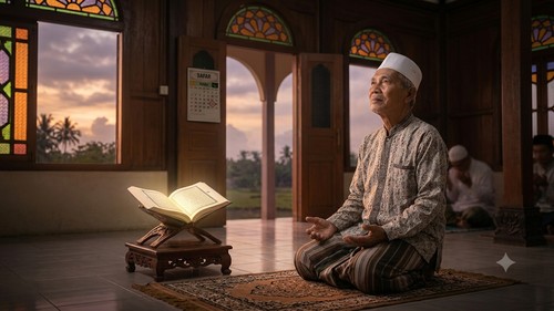 Ilustrasi Sholat Rebo Wekasan