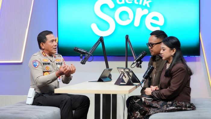 Kakorlantas Polri Irjen Wibowo di detikSore (dok istimewa)
