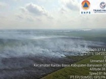 4 Helikopter Dikerahkan Padamkan Karhutla yang Meluas di Banyuasin