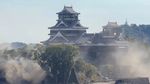 Kondisi Kastil Tertua di Jepang Before-After Gempa M 7,1