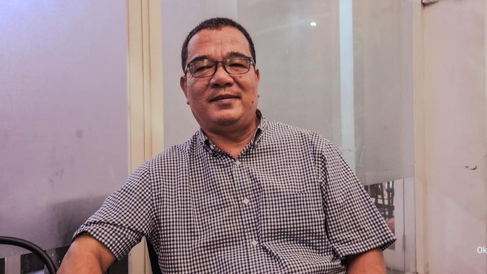 Ketua APTISI Kaltara sekaligus Pengurus Pusat APTISI, Marso. (Oktavian Balang/detikKalimantan)