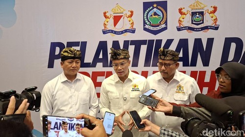 Ketua Umum Kadin Anindya Novyan Bakrie bersama Gubernur NTB Lalu Muhamad Iqbal di Mataram, Rabu (29/7/2026).