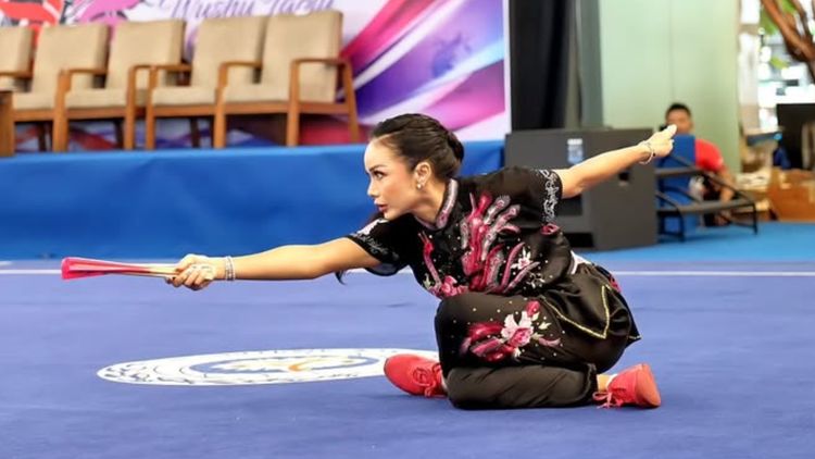 8 Gaya Krisdayanti di Kejurnas Wushu Kungfu 2026, Raih 2 Medali Emas
